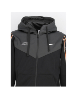 Sweat à capuche zippé repeat noir homme - Nike
