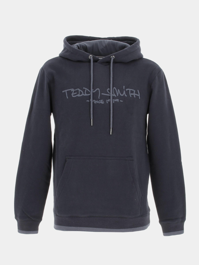 Sweat à capuche siclass bleu marine homme - Teddy Smith