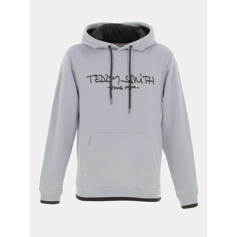 Sweat à capuche siclass ocean bleu homme - Teddy Smith