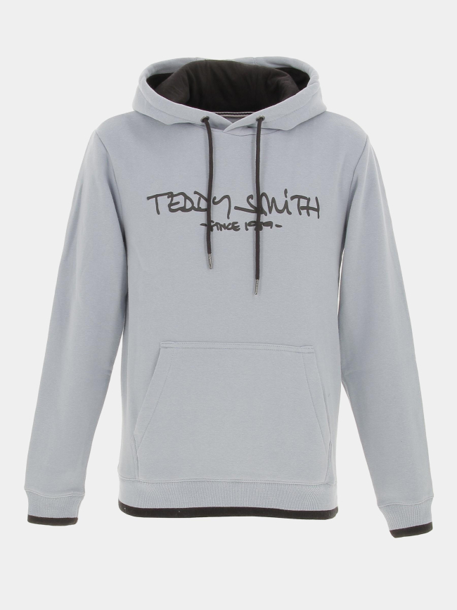 Sweat à capuche siclass ocean bleu homme - Teddy Smith