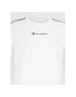 T-shirt crewneck logo blanc homme - Champion