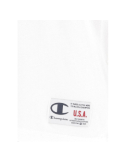 T-shirt crewneck logo blanc homme - Champion