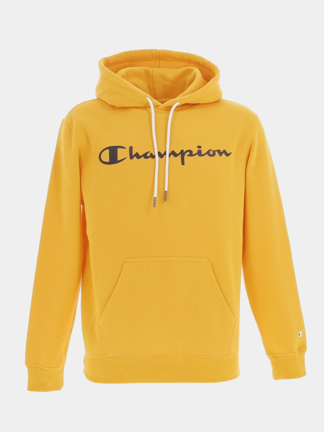 Sweat à capuche hooded jaune homme - Champion