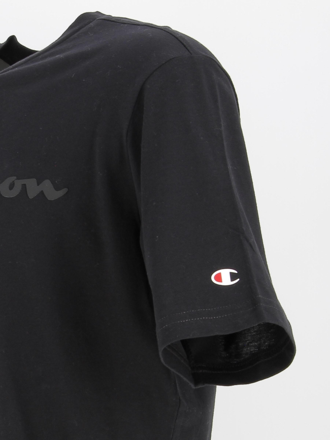 T-shirt crewneck noir homme - Champion