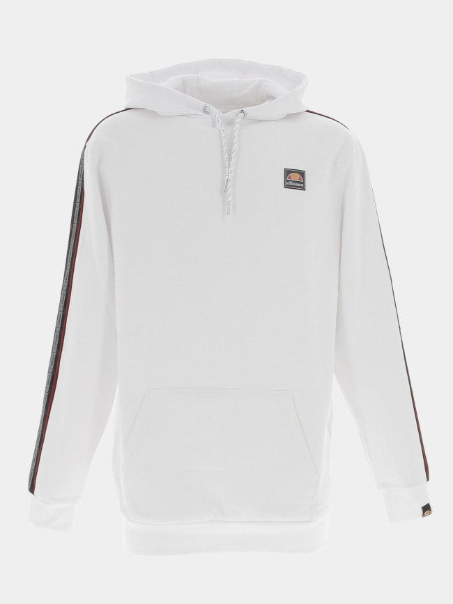 Sweat à capuche stefan blanc homme - Ellesse