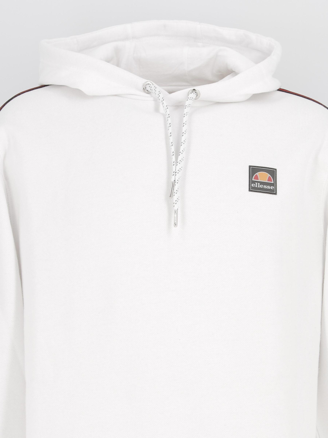 Sweat à capuche stefan blanc homme - Ellesse