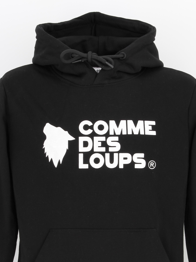 Sweat à capuche rio noir - Comme Des Loups