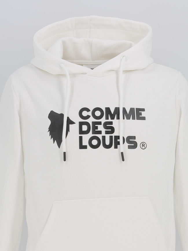 Sweat à capuche rio blanc - Comme Des Loups