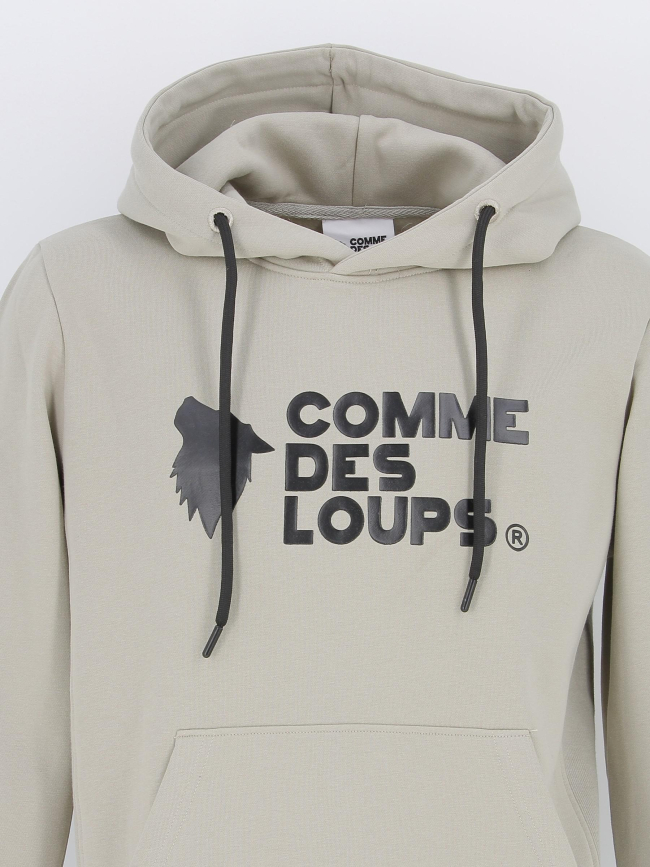 Sweat à capuche rio beige - Comme Des Loups