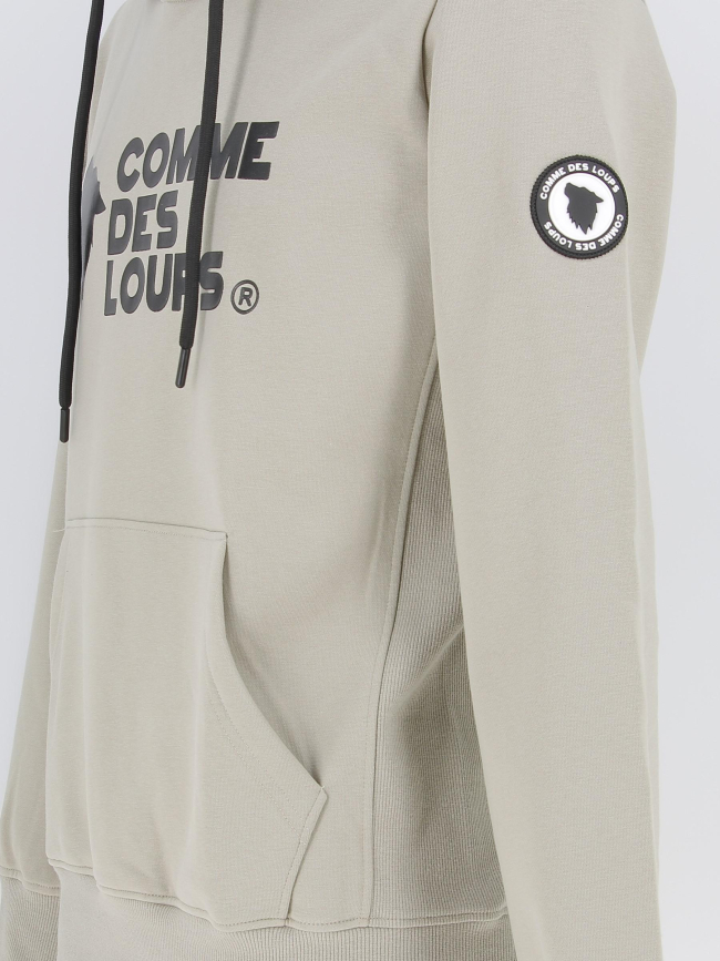 Sweat à capuche rio beige - Comme Des Loups