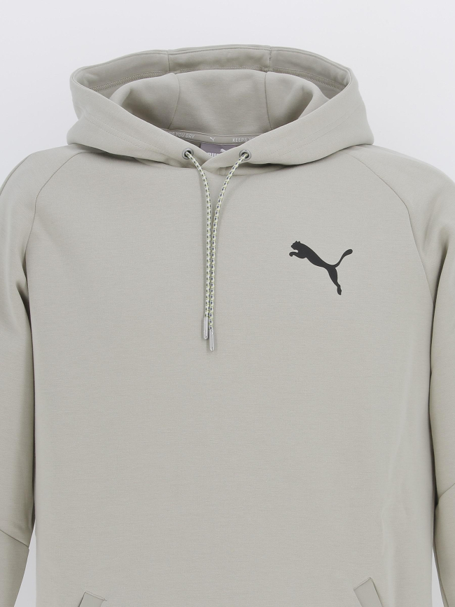 Sweat à capuche motion beige hiomme - Puma