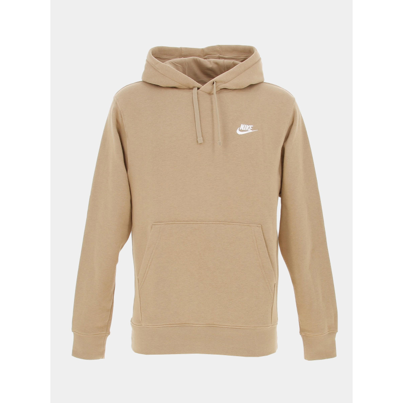 Sweat à capuche nsw club beige homme - Nike