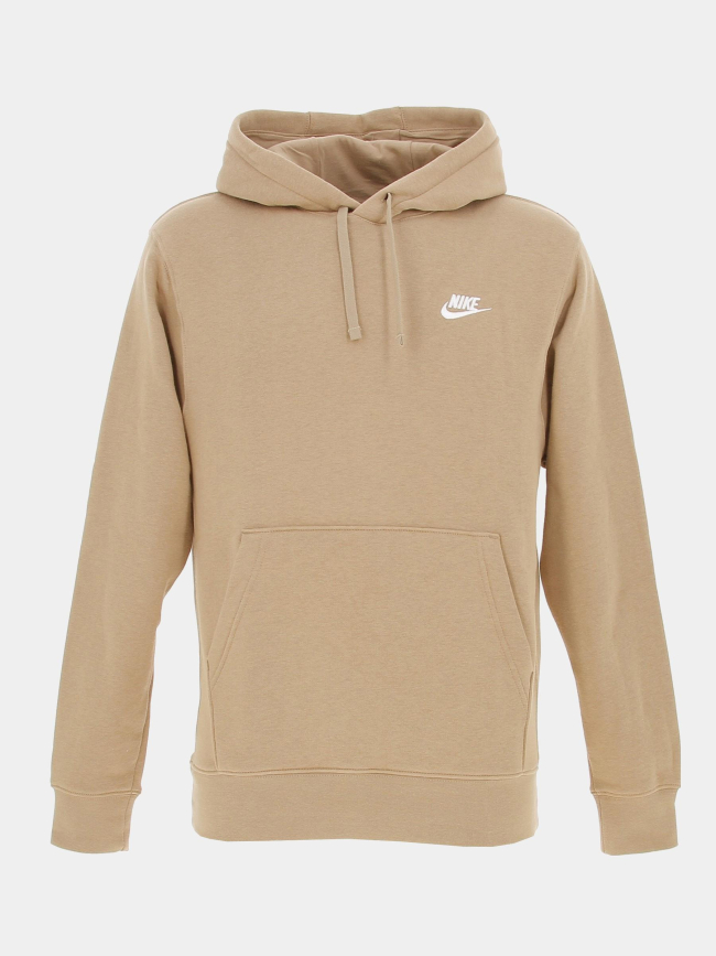 Sweat à capuche nsw club beige homme - Nike