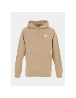 Sweat à capuche nsw club beige homme - Nike