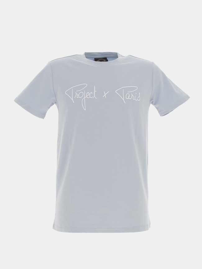 T-shirt logo light bleu homme - Project X Paris