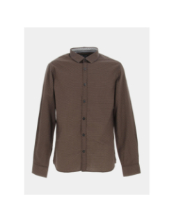 Chemise ebene marron homme - Teddy Smith