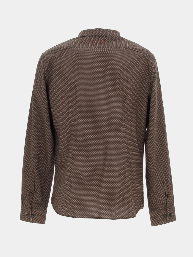 Chemise ebene marron homme - Teddy Smith