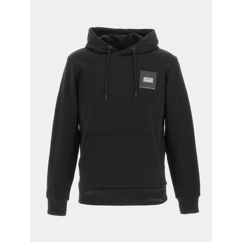 Sweat à capuche lock noir homme - Jack & Jones