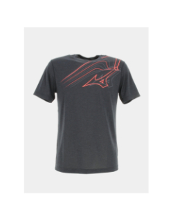 T-shirt core driven graphic noir homme - Mizuno