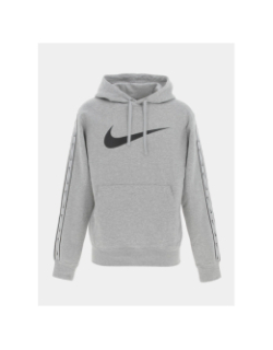 Sweat à capuche repeat gris homme - Nike