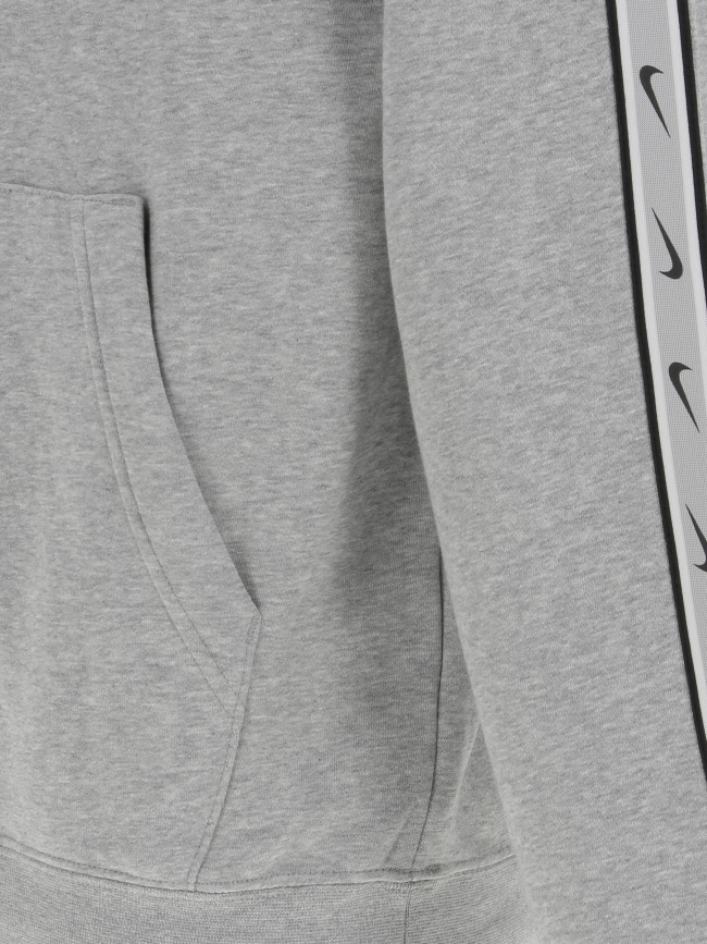 Sweat à capuche repeat gris homme - Nike