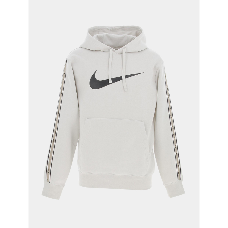 Sweat à capuche repeat blanc homme - Nike
