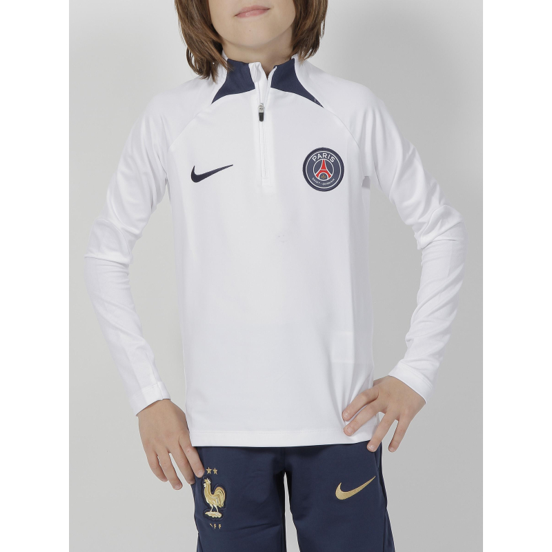 Sweat de football PSG blanc enfant - Nike