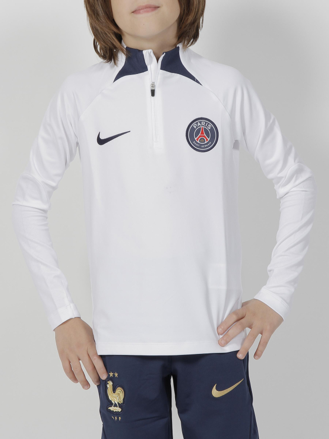 Sweat de football PSG blanc enfant - Nike