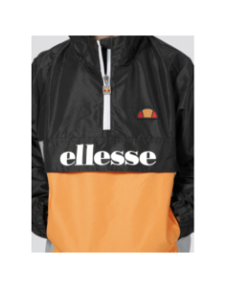 Veste imperméable col zippé nata noir/orange enfant - Ellesse