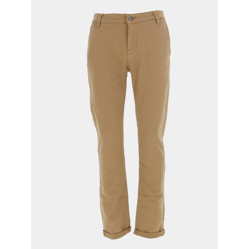 Jean slim jogino beige homme - Deeluxe