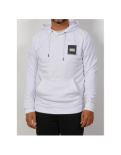 Sweat à capuche lock blanc homme - Jack & Jones