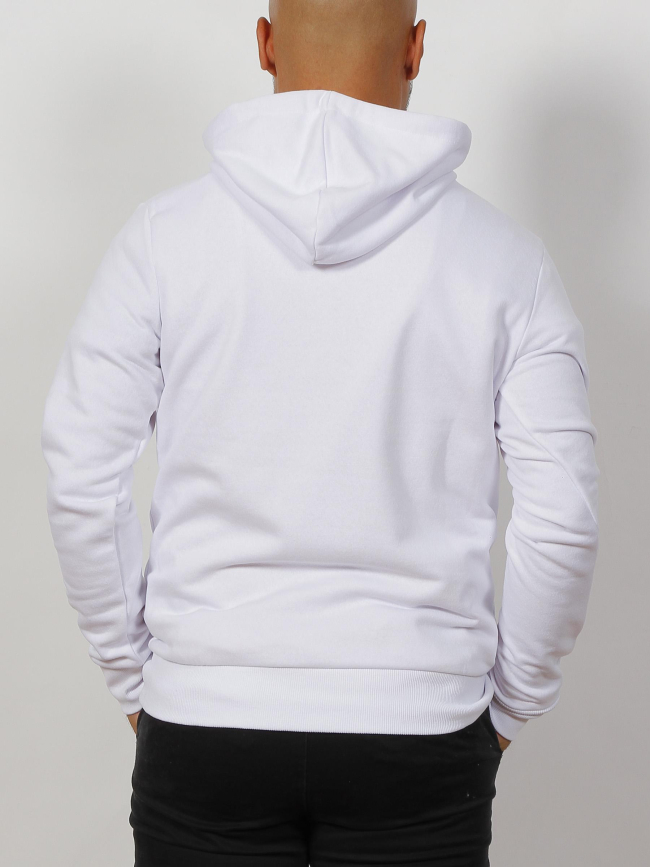 Sweat à capuche lock blanc homme - Jack & Jones