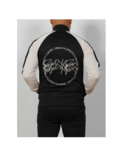 Veste sweat à empiècement noir homme - Project X Paris