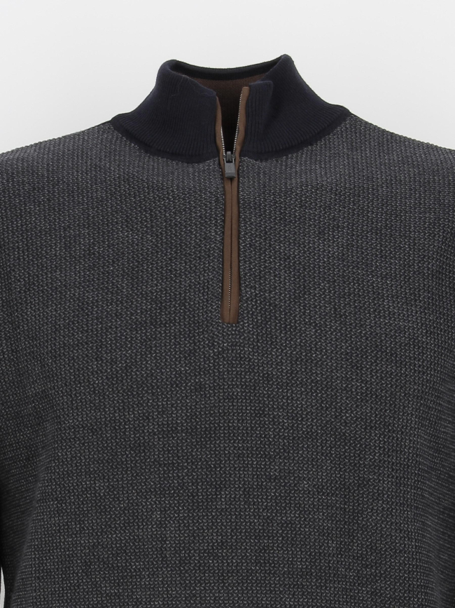 Pull fraction bleu marine homme - Benson & Cherry