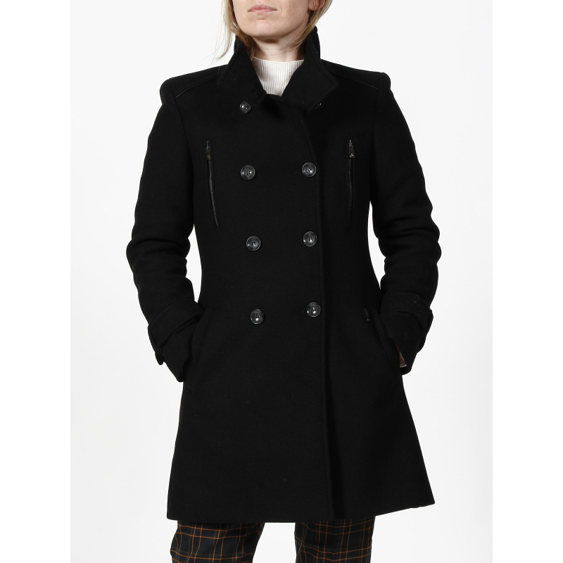 Manteau lisboa noir femme - Salsa