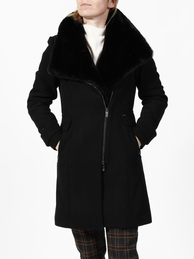 Manteau lisboa noir femme - Salsa