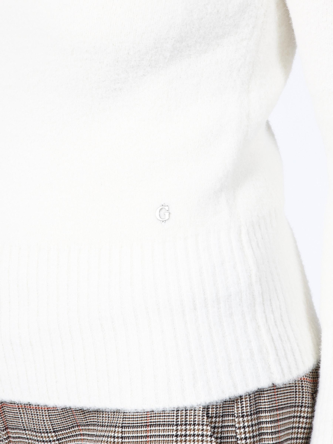 Pull col montant marion blanc femme - Guess