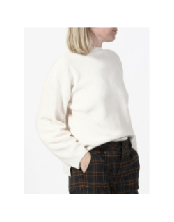 Pull col montant iso blanc femme - Armani Exchange