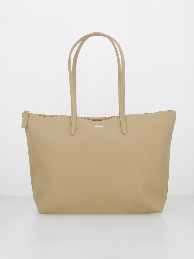 Sac shopping beige femme - Lacoste