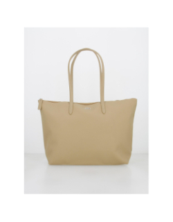 Sac shopping beige femme - Lacoste