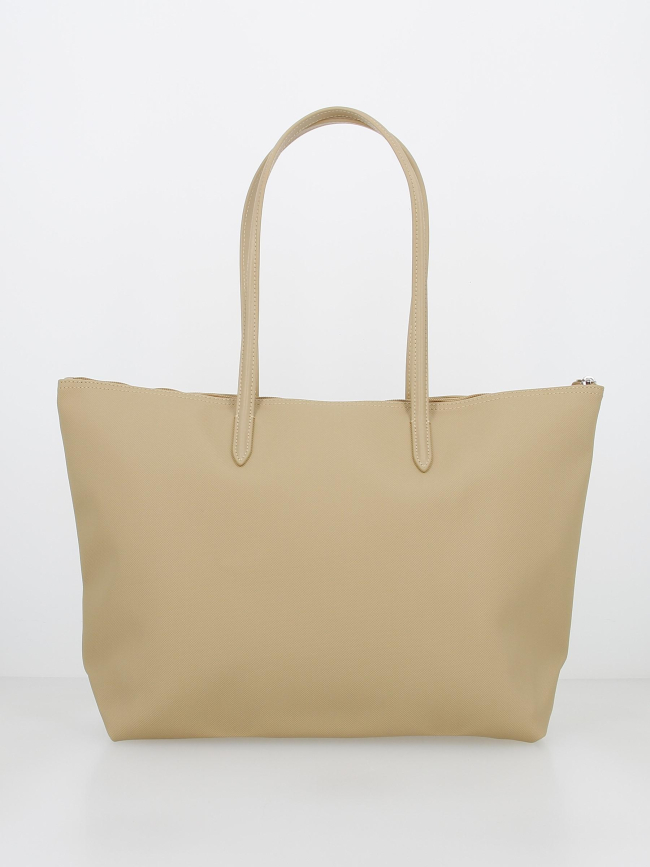 Sac shopping beige femme - Lacoste