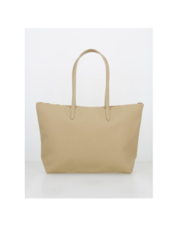 Sac shopping beige femme - Lacoste