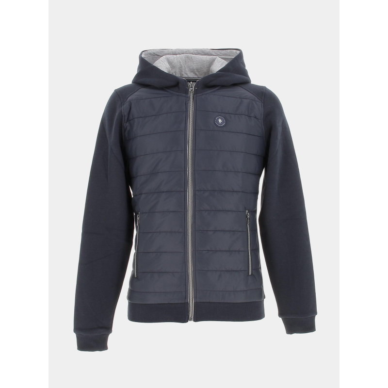 Veste bi-matière lenowo bleu marine homme - Sunvalley