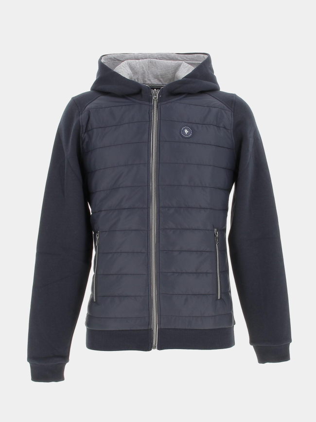 Veste bi-matière lenowo bleu marine homme - Sunvalley