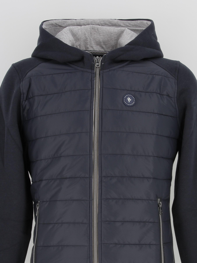 Veste bi-matière lenowo bleu marine homme - Sunvalley