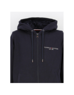 Sweat à capuche doublé bleu marine homme - Tommy Hilfiger