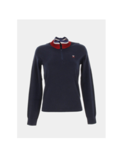Pull slim merino bleu marine femme - Tommy Hilfiger
