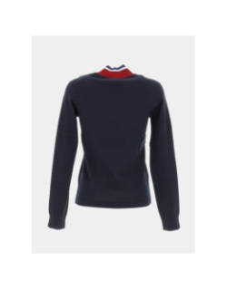 Pull slim merino bleu marine femme - Tommy Hilfiger