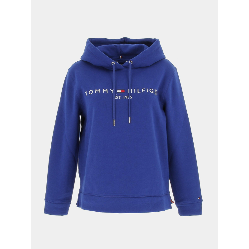 Sweat à capuche regular bleu femme - Tommy Hilfiger