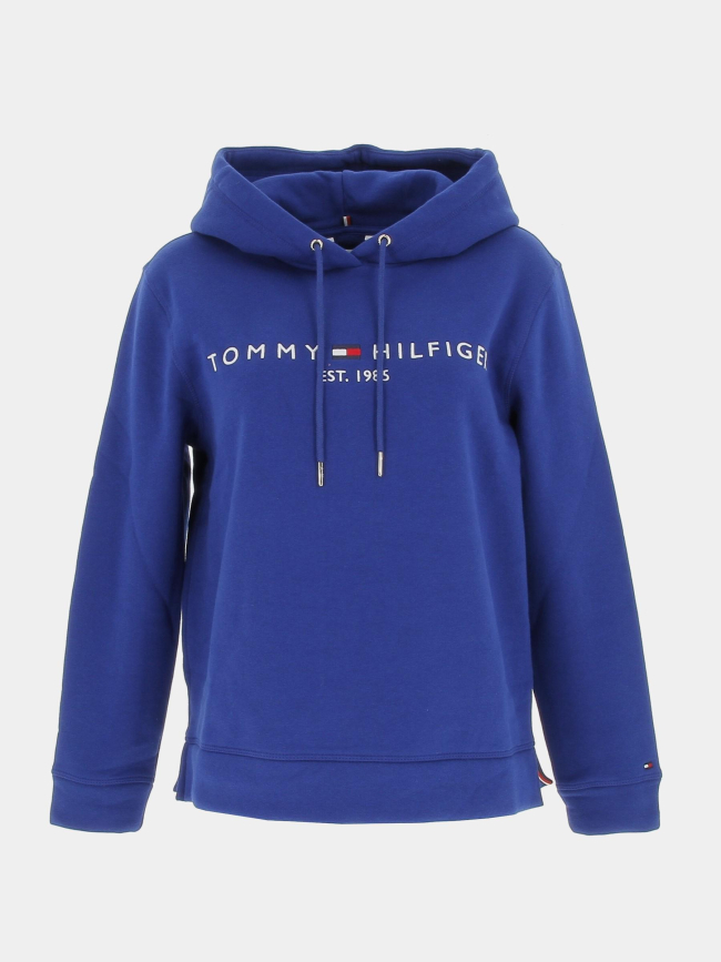 Sweat à capuche regular bleu femme - Tommy Hilfiger